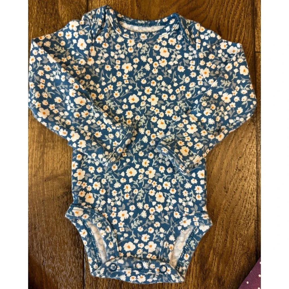 Carters Baby Girl Newborn Outfits Tee‎ Shirts L/S Bodysuits Clothes Lot Grandma